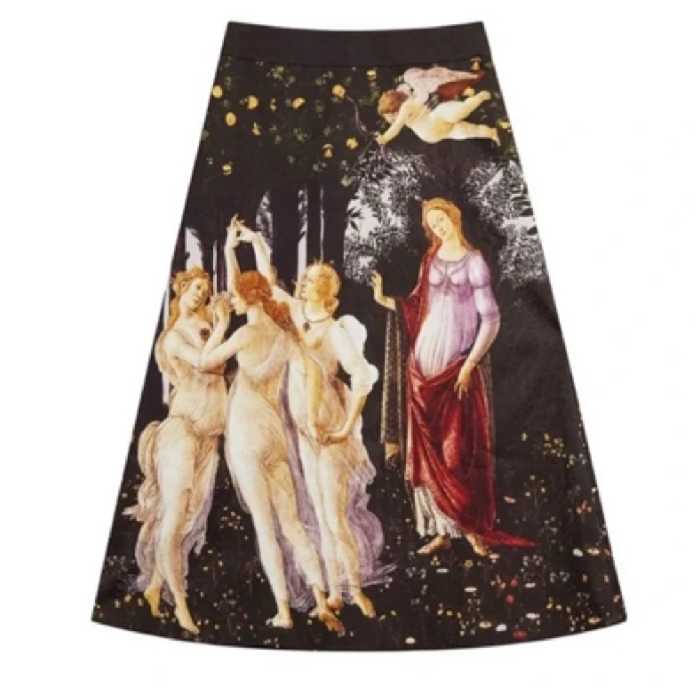 ISO ALICE + OLIVIA BOTTICELLI PRIMAVERA MIDI SKIRT ***DO NOT BUY***